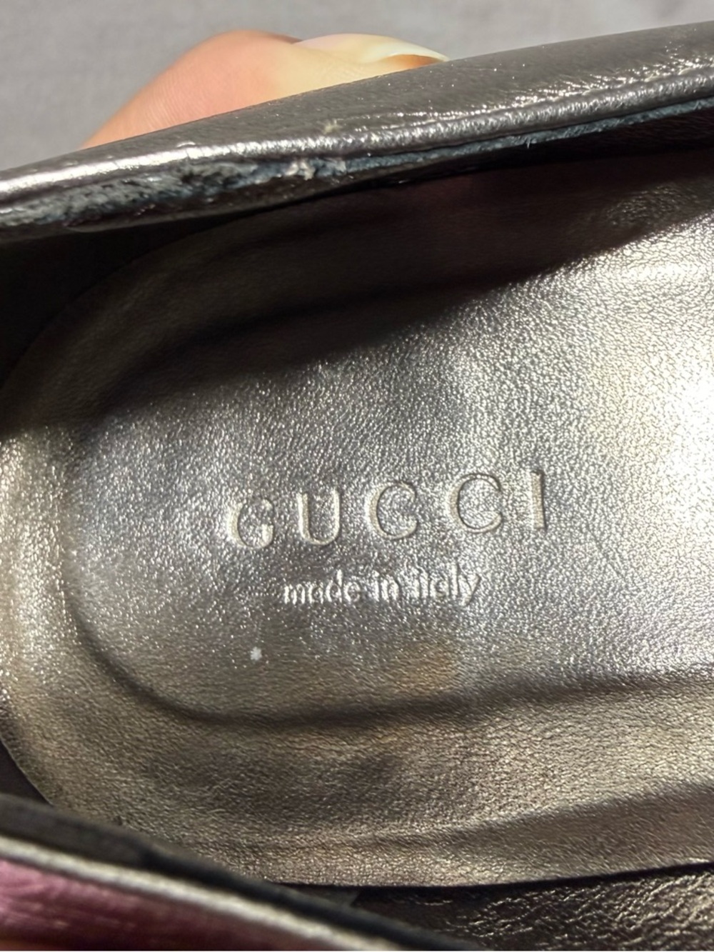 Gucci Metallic Bronze Platform Pumps Heels‎ Size 8B Fits 7-7.5 Made In Italy - Picture 5 of 8